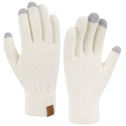 FZ FANTASTIC ZONE Winter Warm Knit Touchscreen Gloves for Women Cold Weather Thermal Texting Working Gloves Womens Gifts